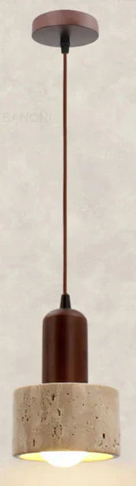 NovaLume Wabi-Sabi Pendant Light With Natural Finish