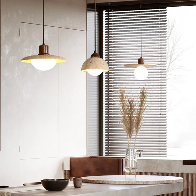 NovaLume Wabi-Sabi Pendant Light With Natural Finish | Lersk