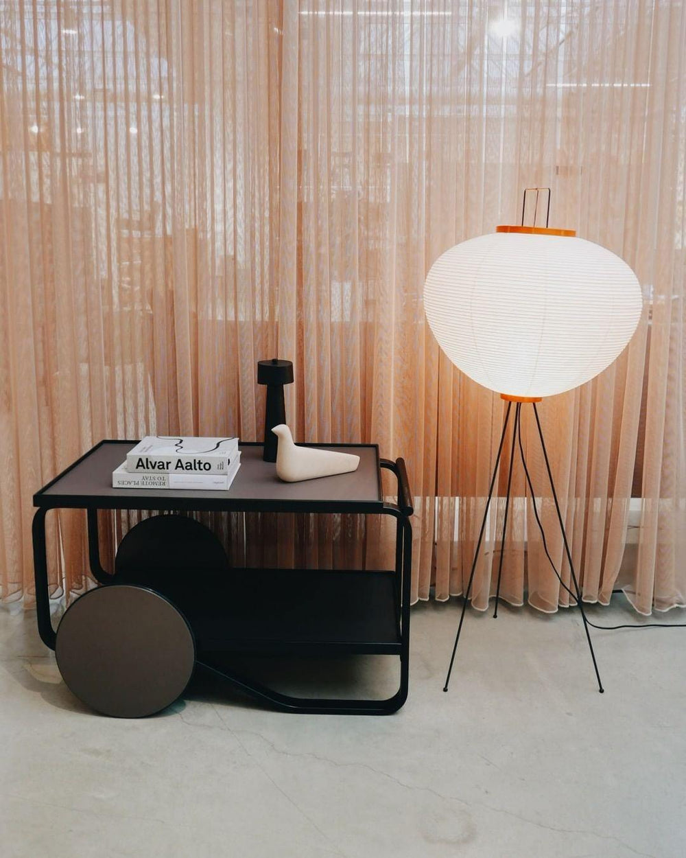 Hikaru Rispapir Gulvlampe Blødt Stemningslys Minimalistisk | Lersk