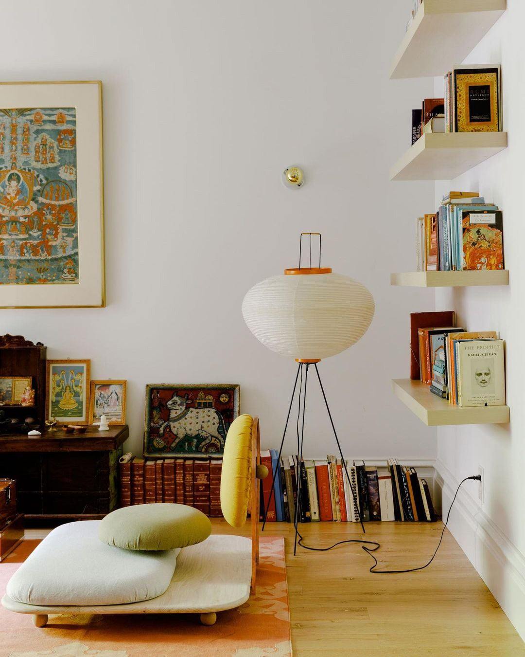 Kaze Rice Paper Floor Lamp - Japanese-Inspired Ambient Glow | Lersk