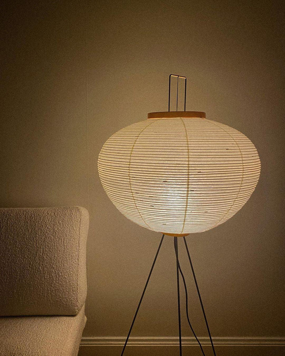 Kaze Rice Paper Floor Lamp - Japanese-Inspired Ambient Glow | Lersk