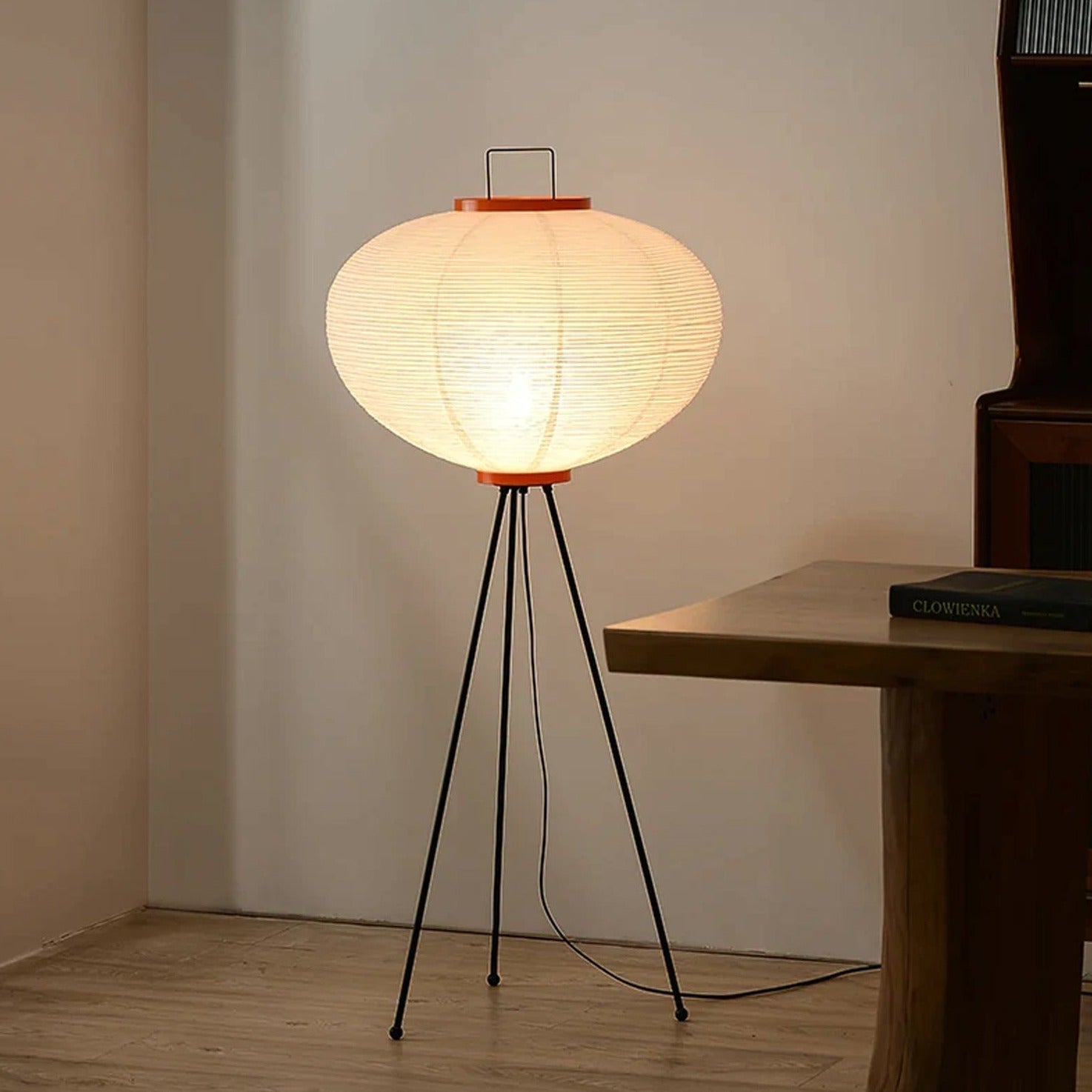 Kaze Rice Paper Floor Lamp - Japanese-Inspired Ambient Glow | Lersk