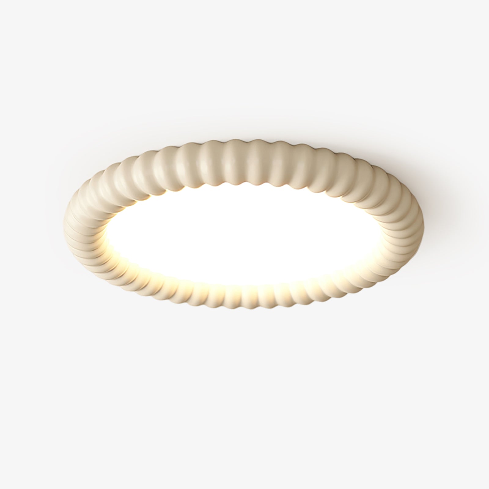 AeroLume Halo Ceiling Light Modern Round Fixture Soft Glow | Lersk