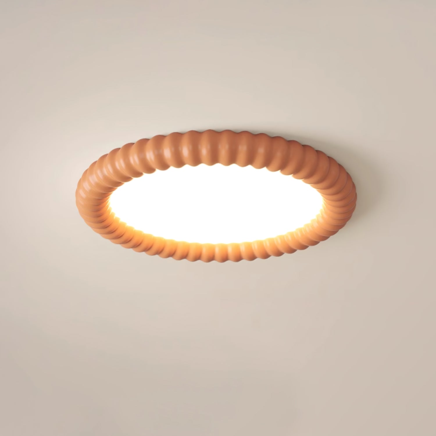 AeroLume Halo Ceiling Light Modern Round Fixture Soft Glow | Lersk