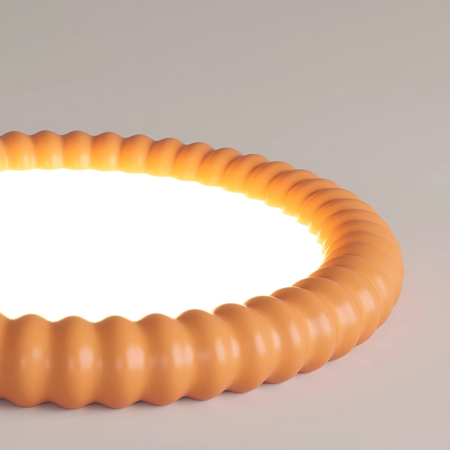 AeroLume Halo Ceiling Light Modern Round Fixture Soft Glow | Lersk