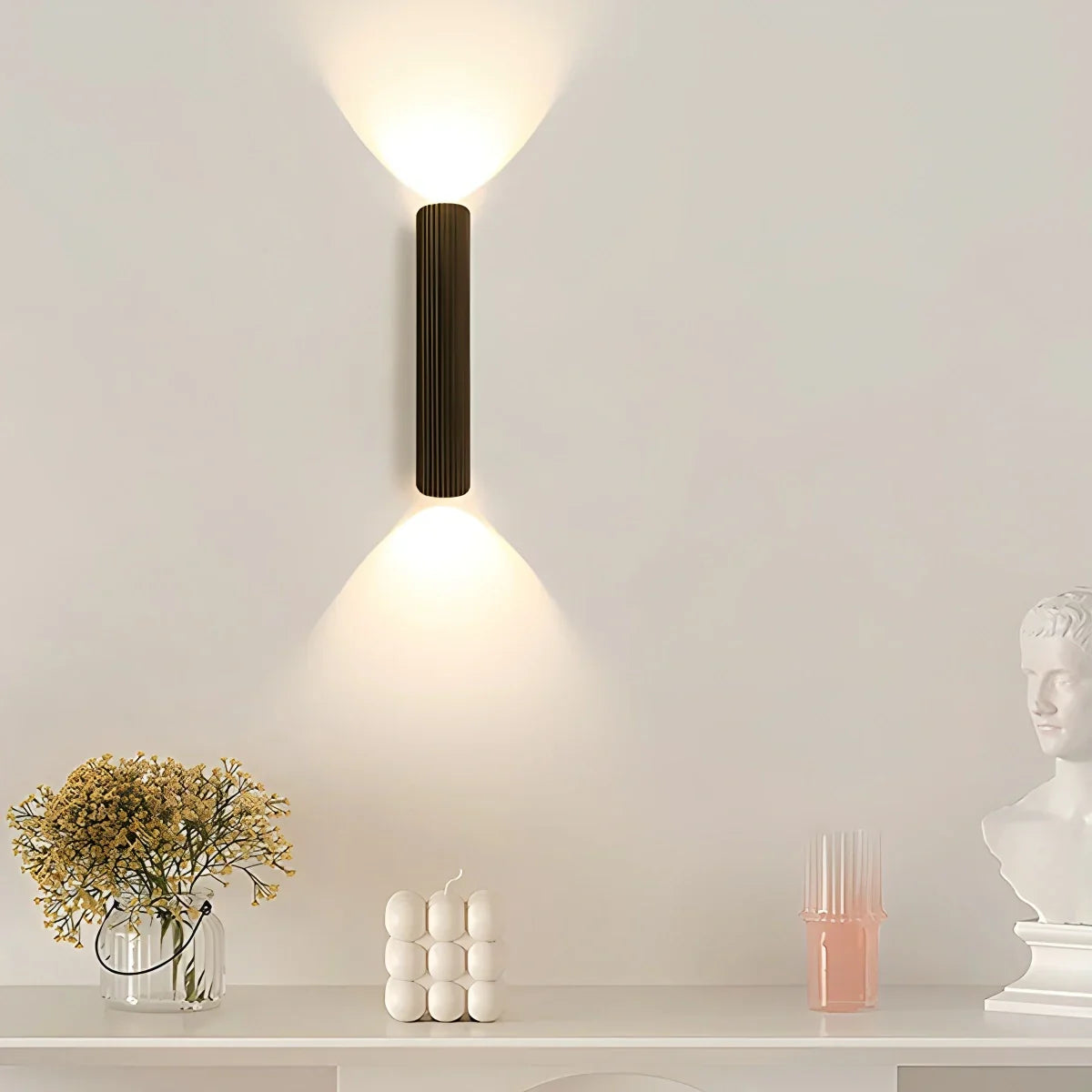 Lámpara de pared con columna romana para sala de estar | Lersk