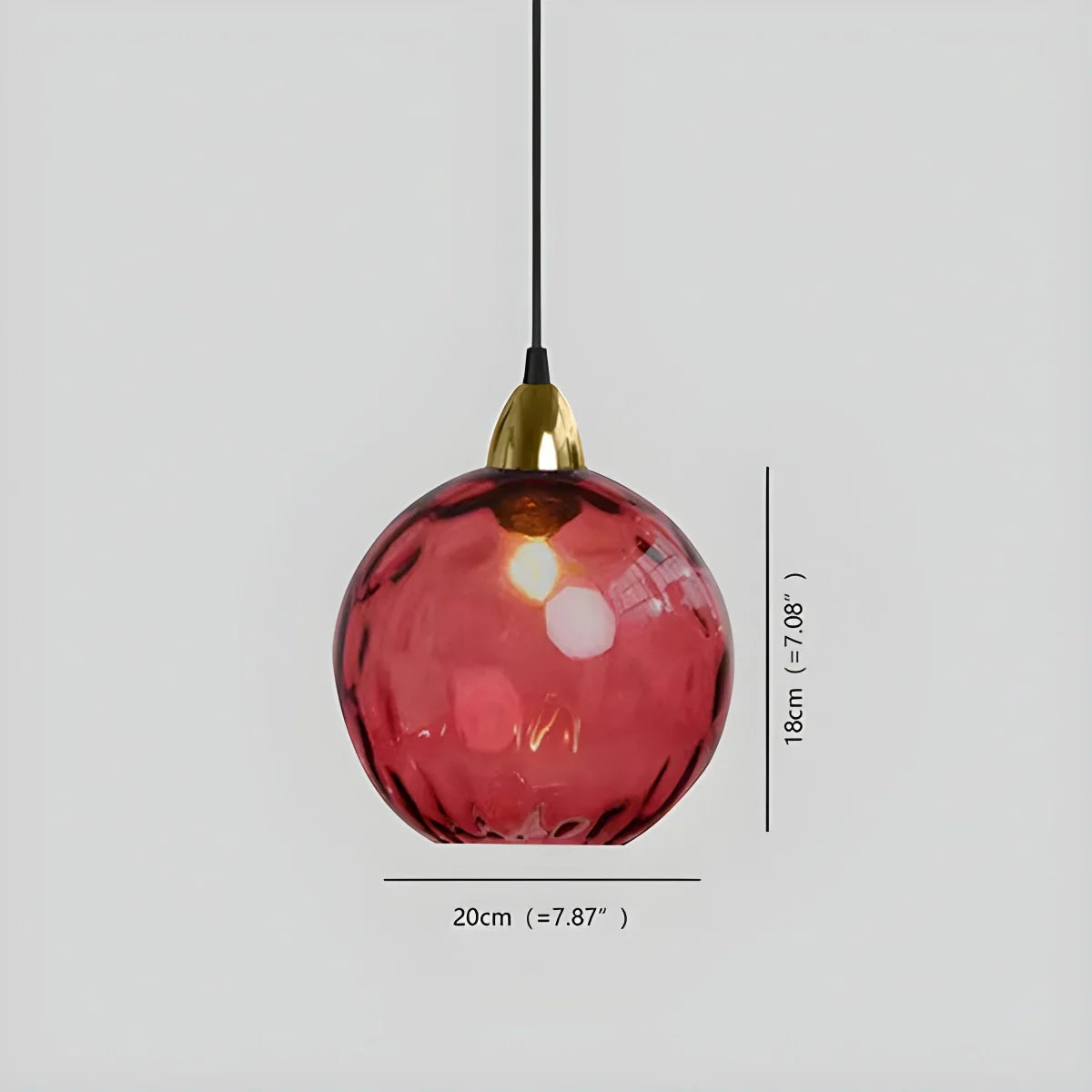 Colorful Glass Ball Pendant Light for Living Room | Lersk