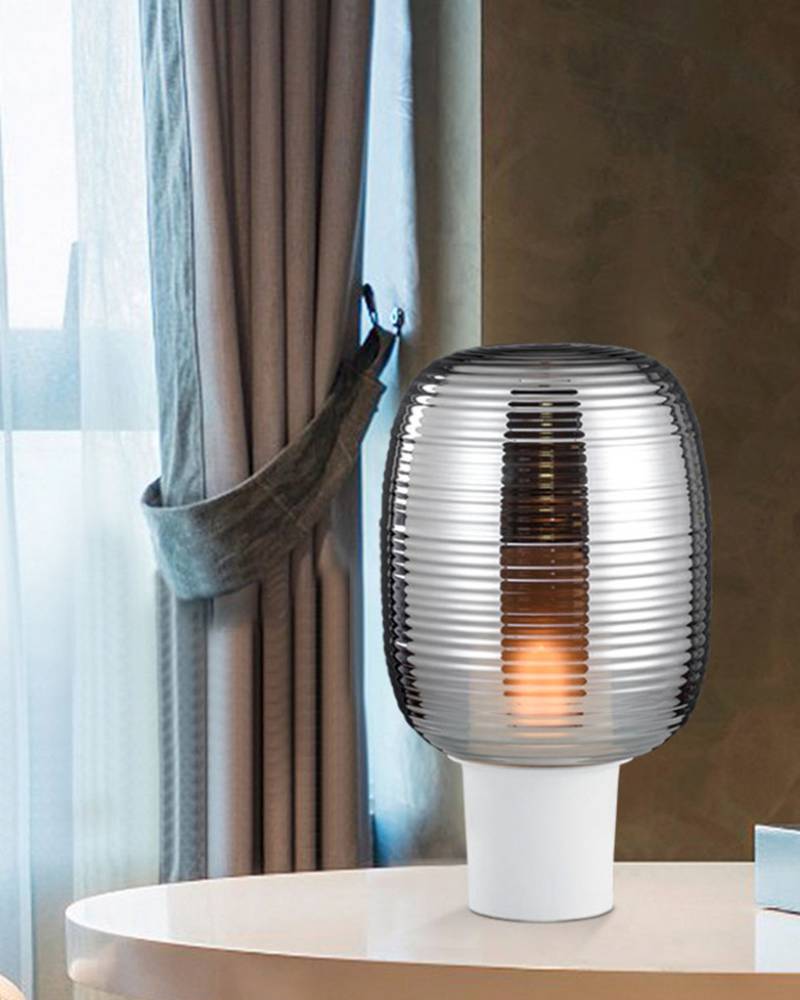Decorative Glass Table Lamp For Contemporary Home Lighting | Lersk