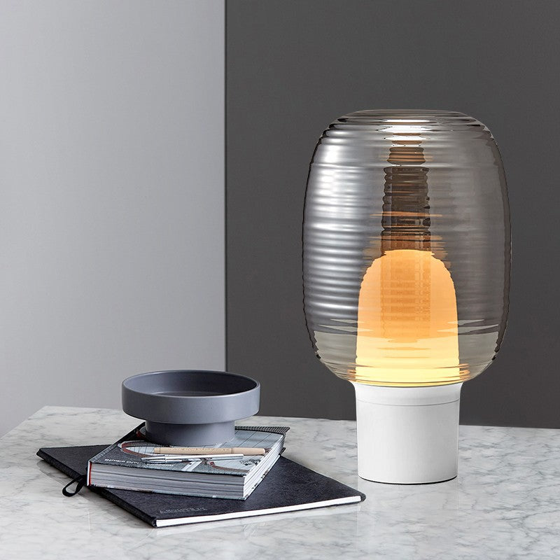 Decorative Glass Table Lamp For Contemporary Home Lighting | Lersk