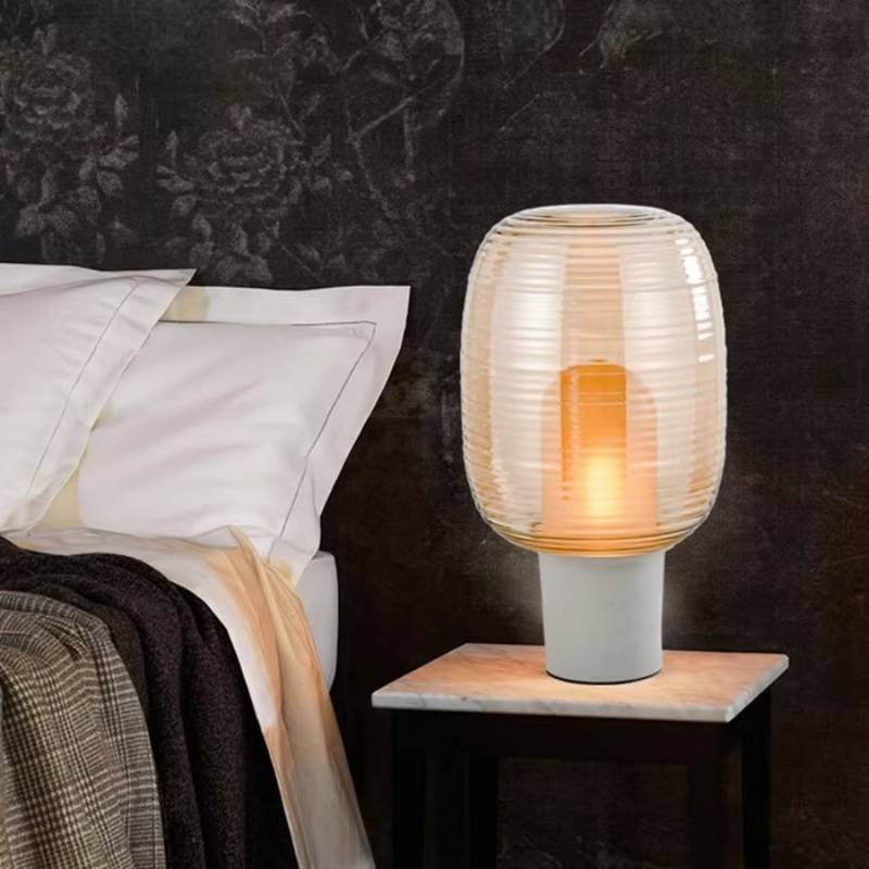 Decorative Glass Table Lamp For Contemporary Home Lighting | Lersk