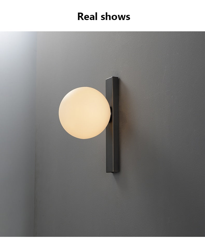 Applique da parete Aure Copper Circ LED per interni nordici | Lersk
