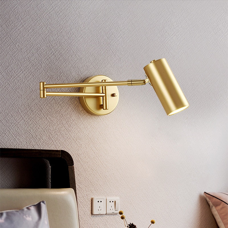 NovaLume Touch-Sensor Wall Light With Swing Arm LED | Lersk