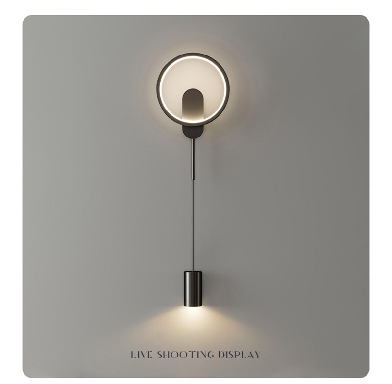 NovaGlow Nordic Gold Modern Wall Light with 24W LED | Lersk