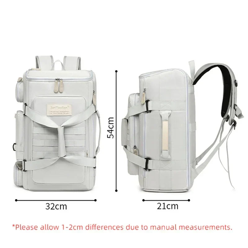AeroTrail Wet-Dry Travel Backpack With Large Capacity