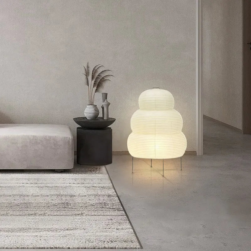 Hinori | Wabi-Sabi Tripod Floor Lamp | Lersk