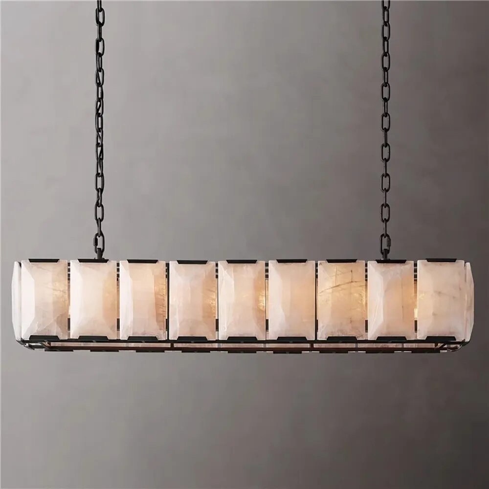 Stmívatelný LED lustr s žárovkami E14 Retro americký styl | Lersk