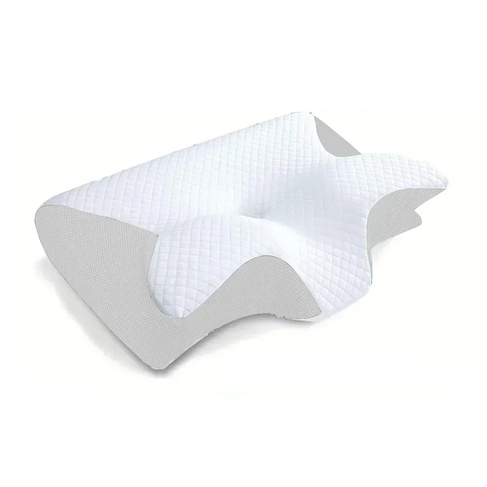 SomniEase Ergonomic 2-in-1 Memory Foam Cervical Pillow | Lersk