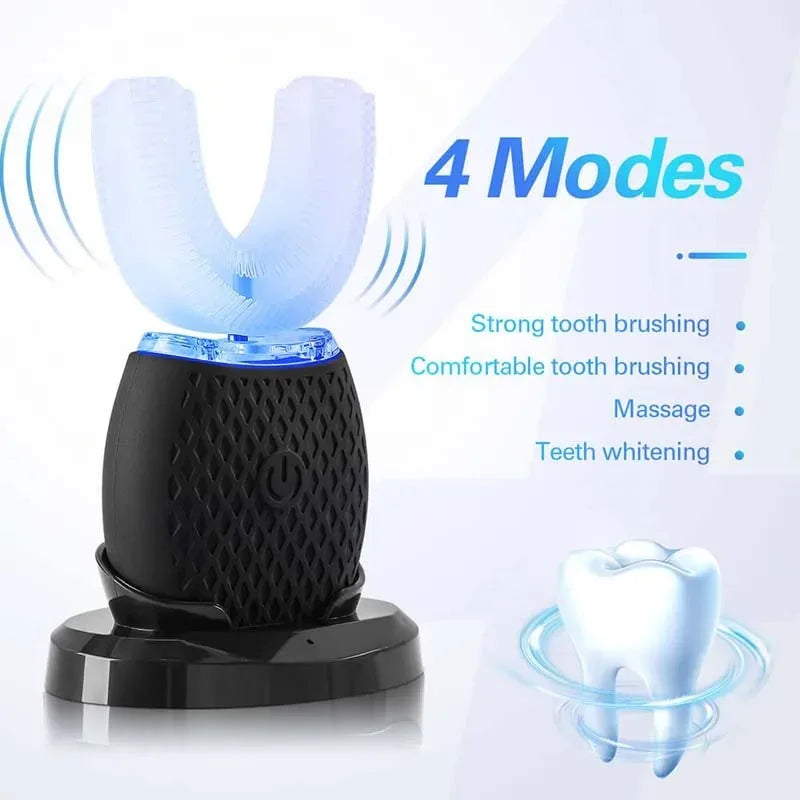 360° Smart Ultrasonic Toothbrush – Hands-Free Whitening & Deep Clean | Lersk