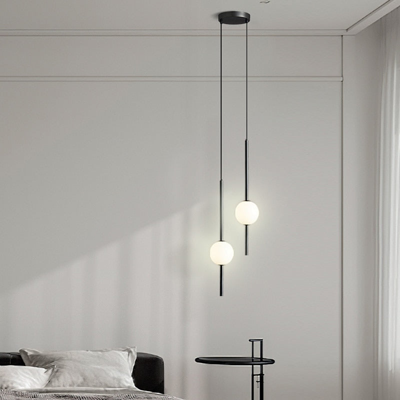 OrionGlow üveggömb függeszték modern étkezőkbe és hálószobákba | Lersk