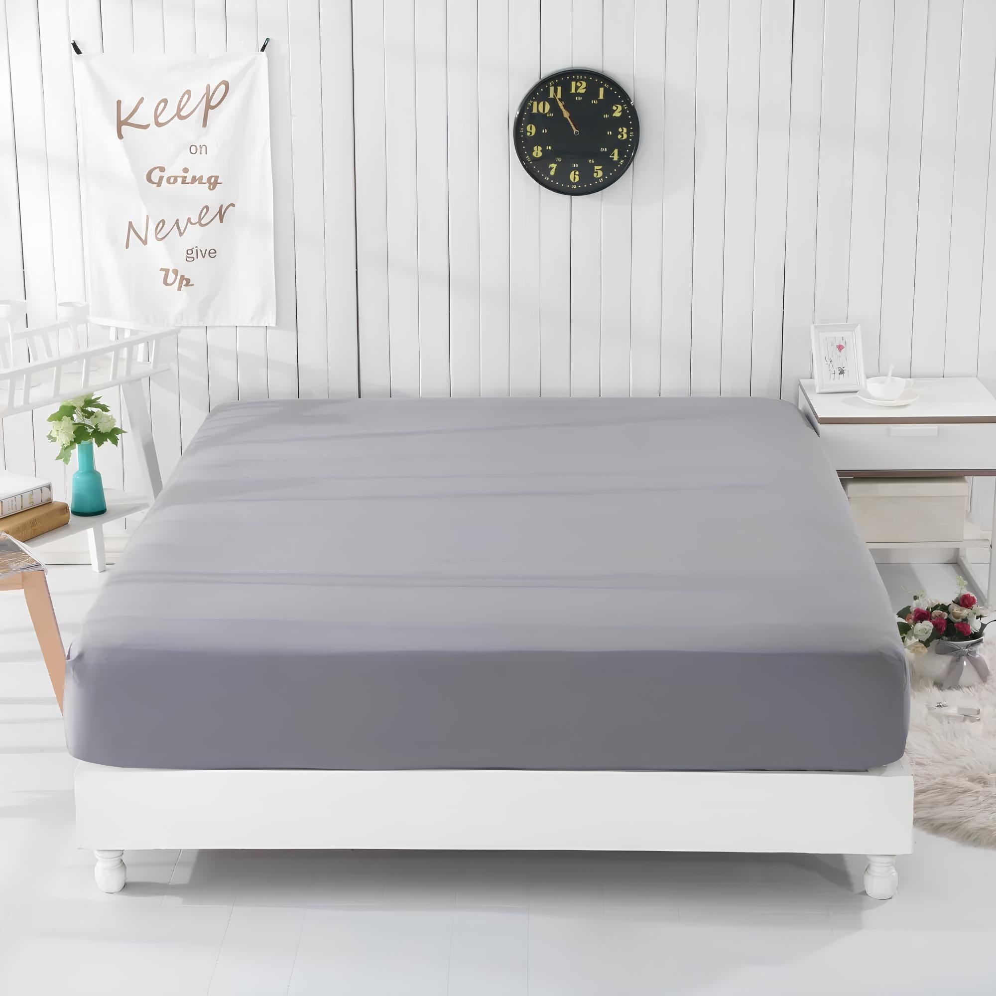 SolaGround Silver Grounding Fitted Sheet with Earth Cable | Lersk