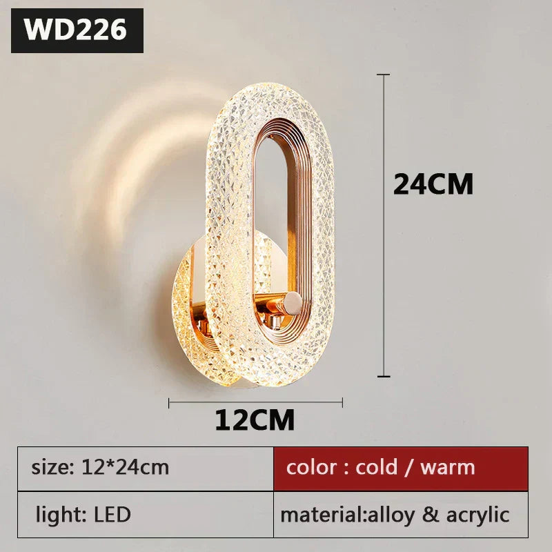 Nordic Wall Lamp Modern Sconce for Bedroom and Living Room | Lersk
