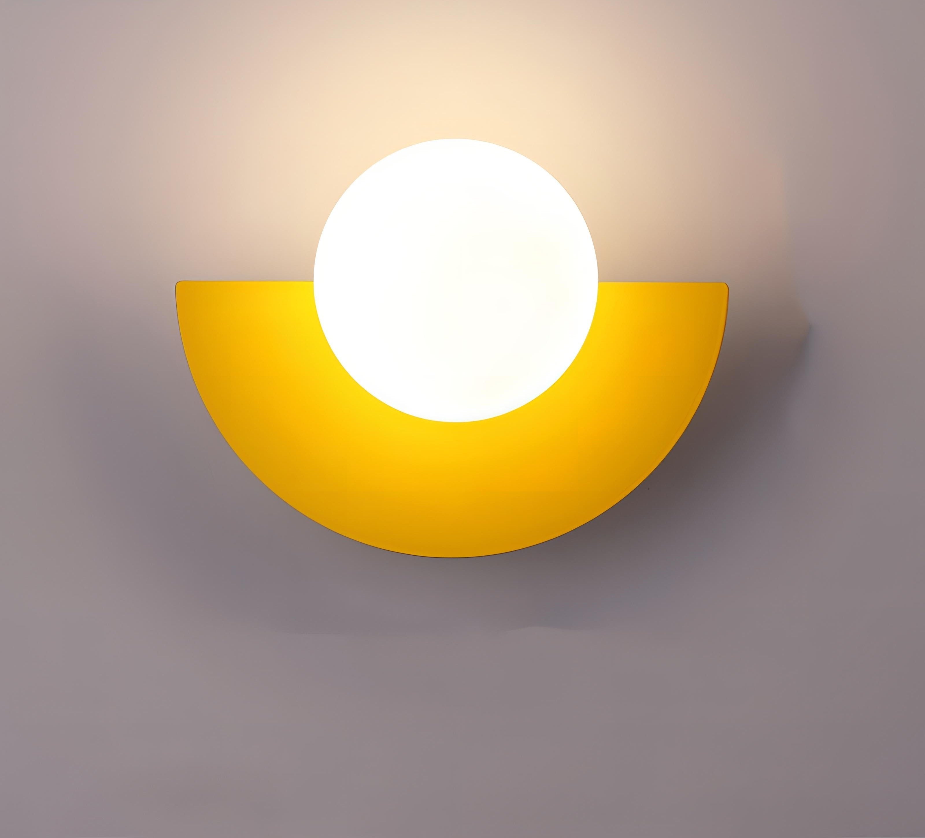 SolaraArc Semi Circular Wall Light for Nordic Warmth Ambience | Lersk