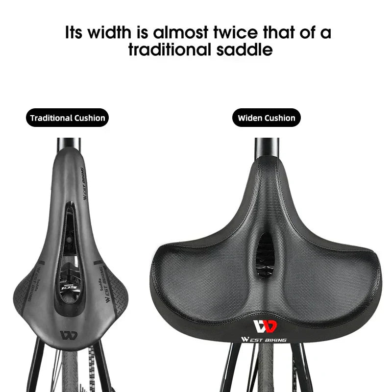 SummitRide Wide Ergonomic Saddle for MTB and City Bikes | Lersk