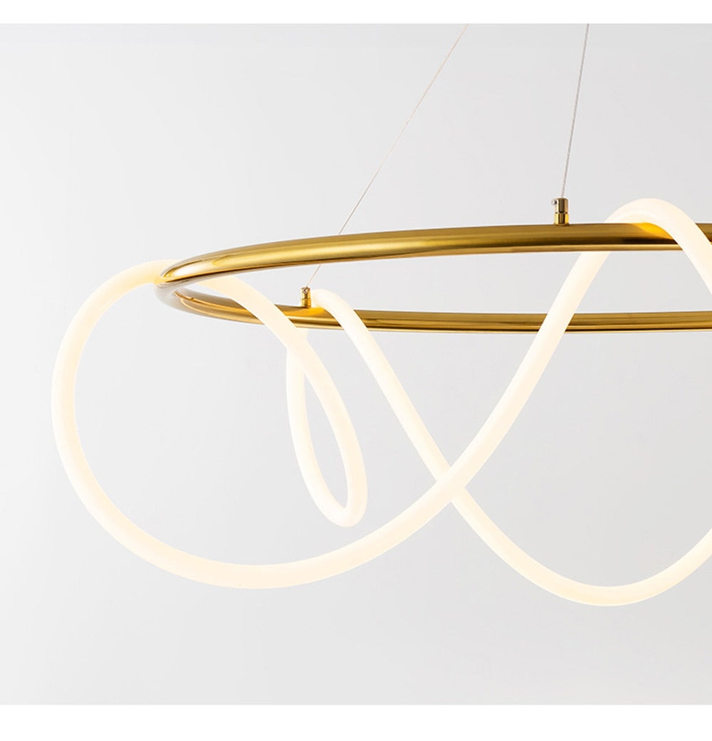 Lampa sufitowa LED Astra ściemnialna czarna biała złota chromowana | Lersk