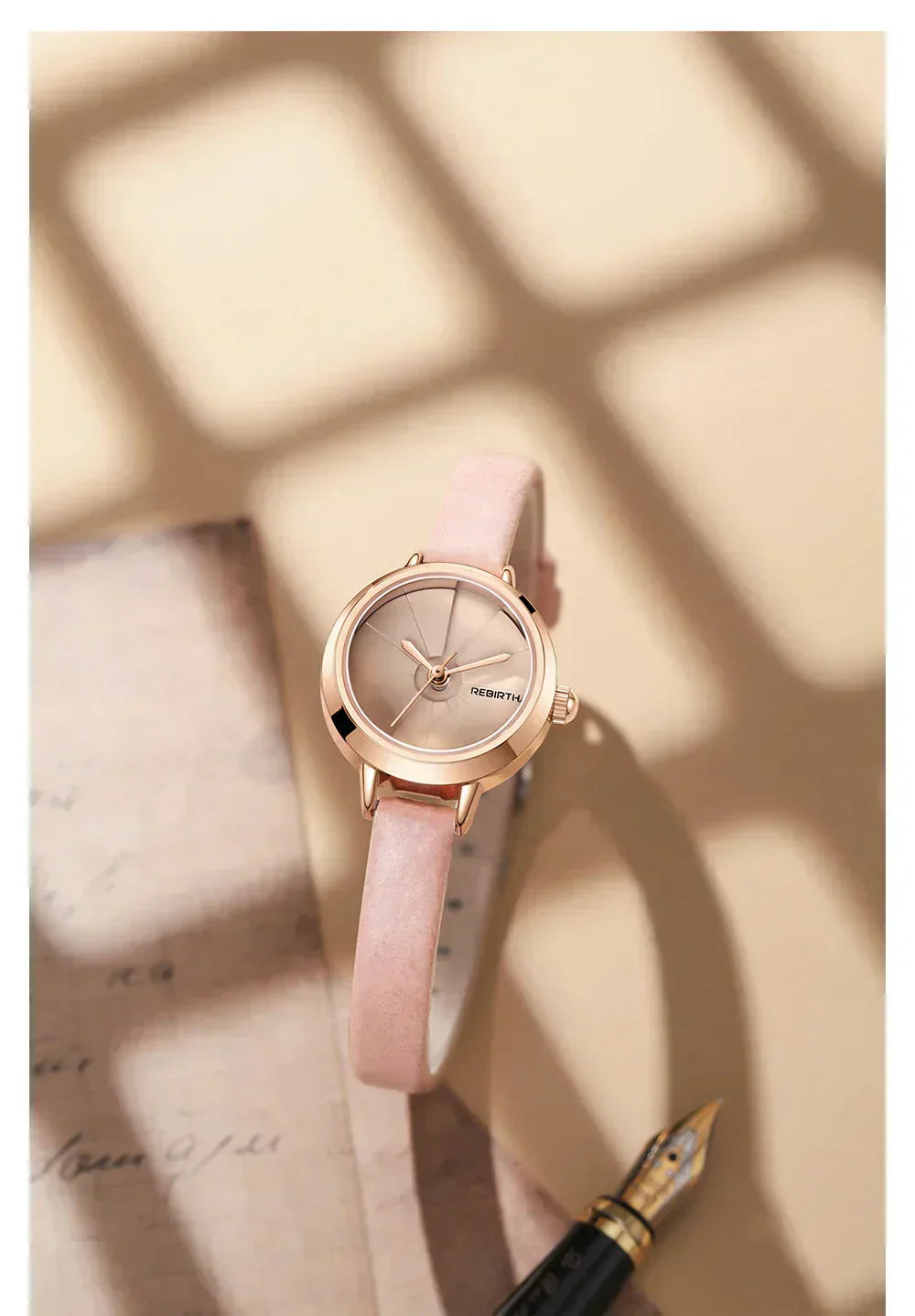 Vintage Mini Leather Timepiece for Women | Lersk