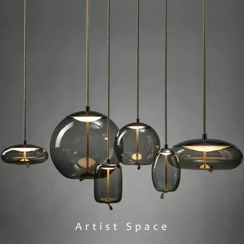 Aurum Glass Design Pendant Light Modern Suspension | Lersk