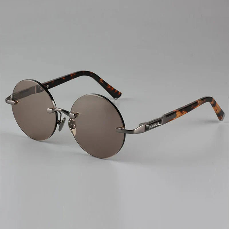 LumiCrystal Rimless Sunglasses With UV400, Scratch-Resistant | Lersk