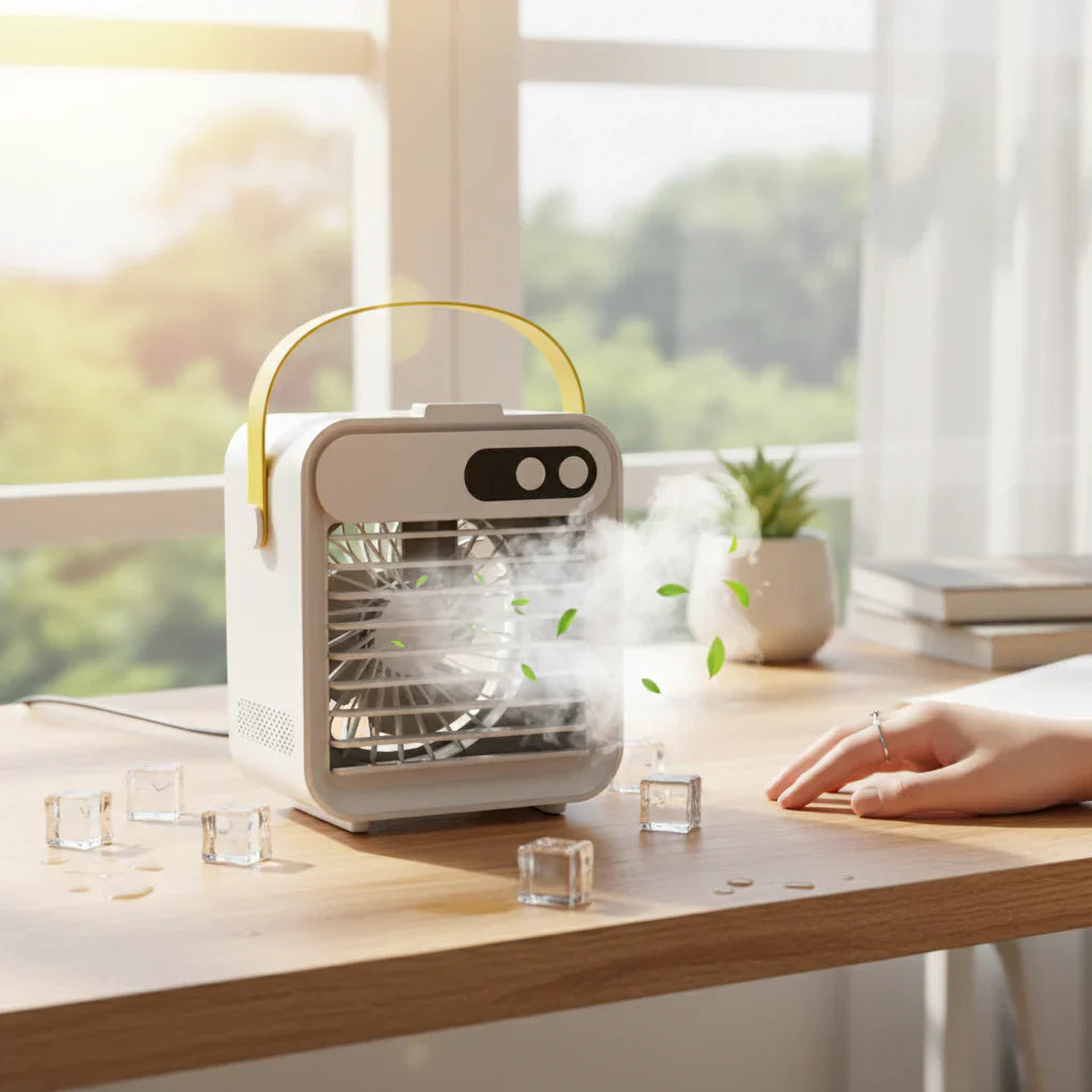 Portable Air Conditioner Mini Mist Humidifier Cooling Fan | Lersk