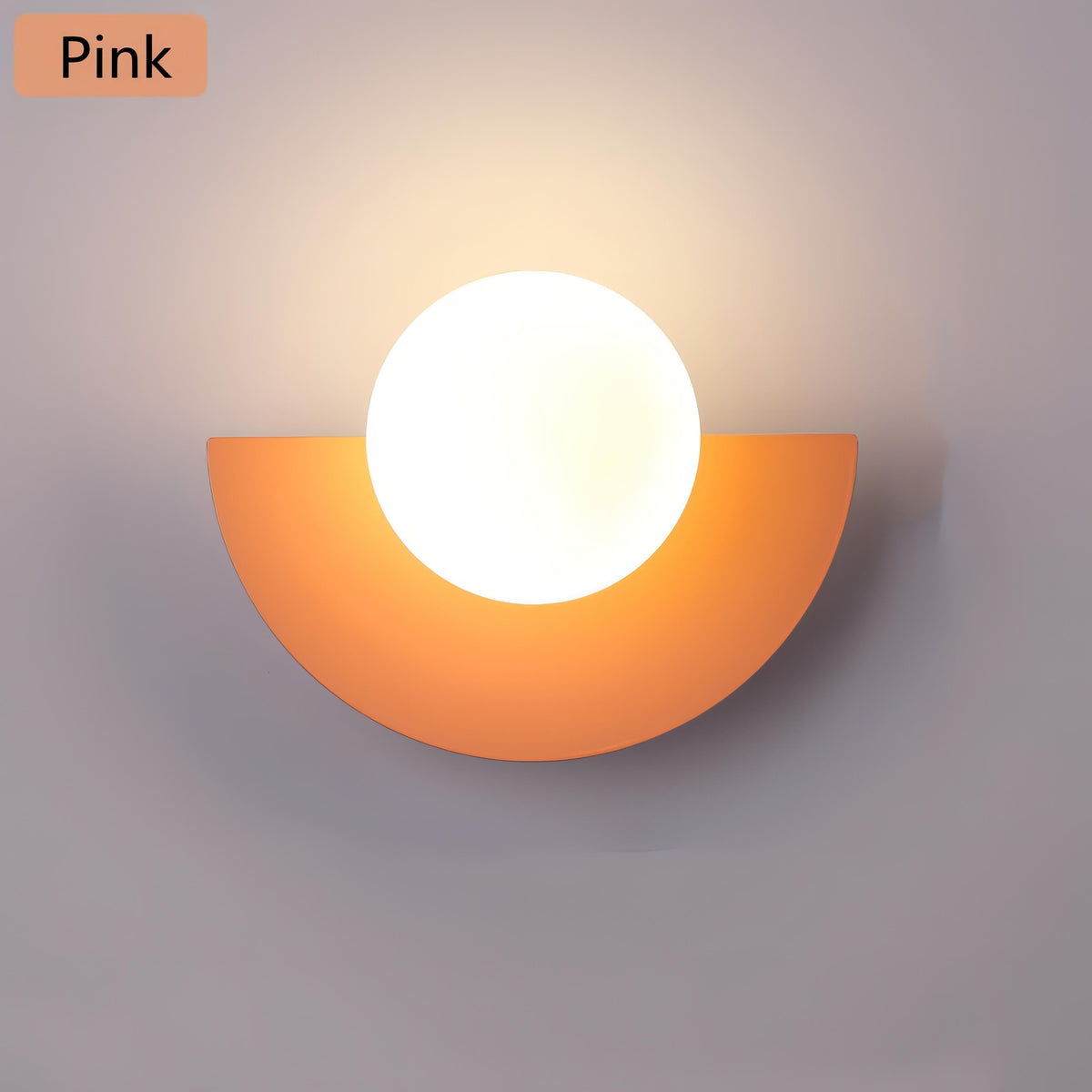Aurelia Nordic Semicircle Led Wall Light For Living Areas Soft Even Glow