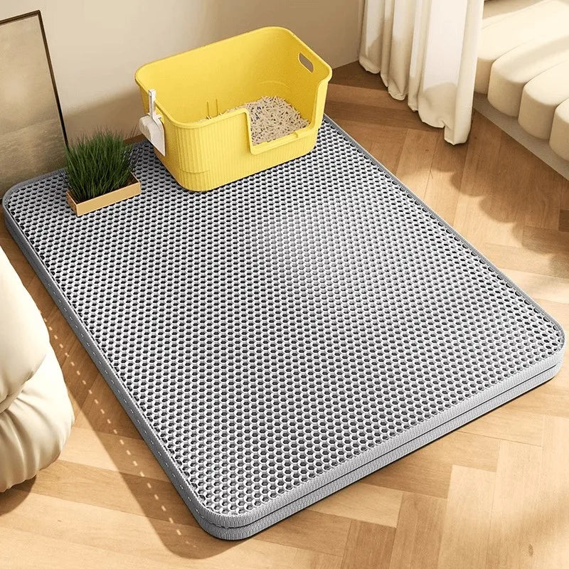 Ultra-Shield Double Layer Litter Mat — Heavy Duty Waterproof Pet Floor Protector | Lersk