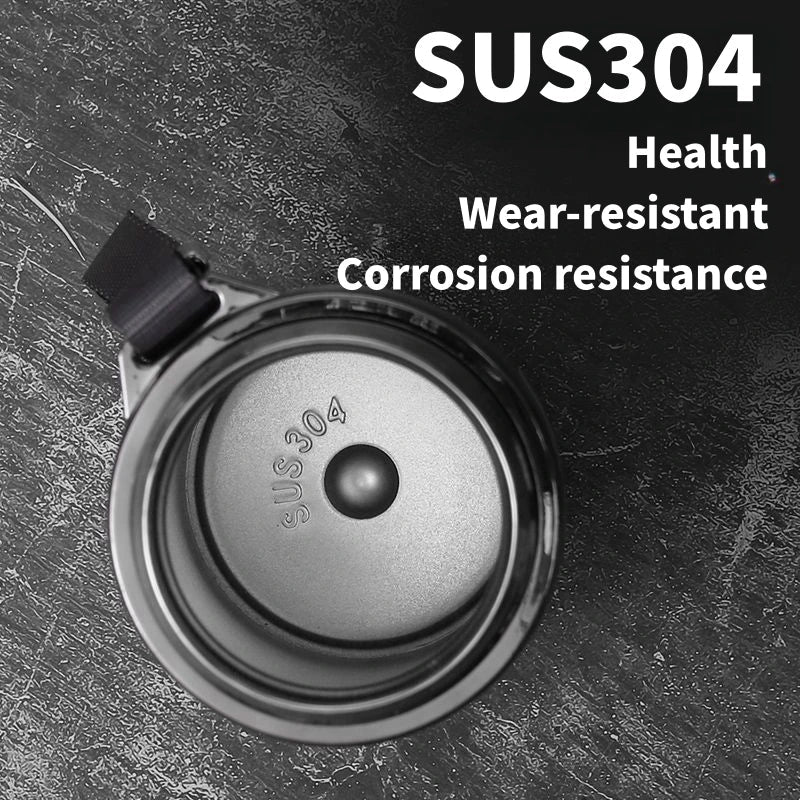 Stainless Steel Thermos 800ml-1L Portable Vacuum Flask With LED Temperature Display | Lersk