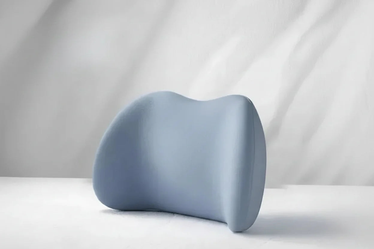 Memory Foam lændestøttepude til bilsæde, kontorstol og seng med aftageligt betræk | Lersk