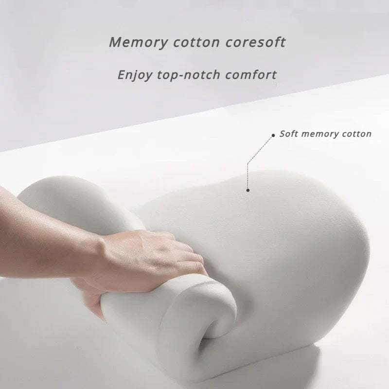 Memory Foam Office Chair Seat Cushion with Lumbar Support and Removable Washable Cover | Lersk