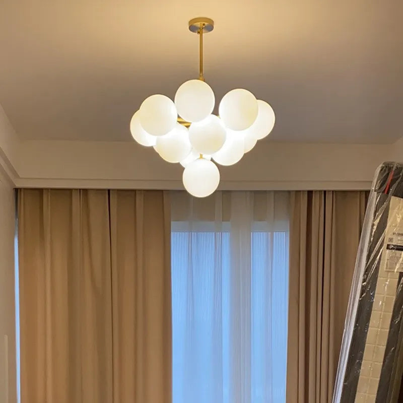 Závěsné LED svítidlo Novara Five-Head Iron pro moderní interiéry | Lersk