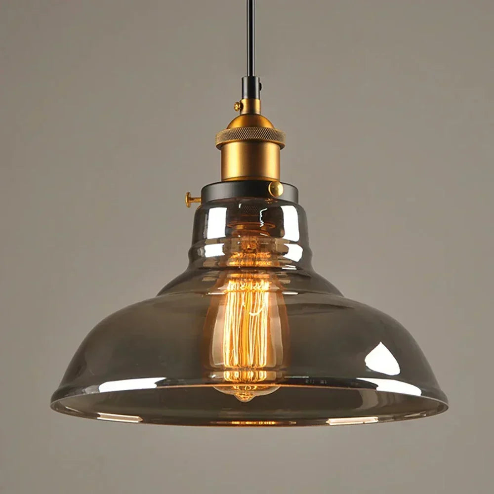NovaGlass Pendant Light Retro Hanging Fixture for Homes