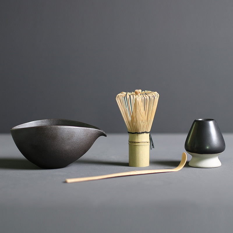 Miyano Keramisk Matcha Tesæt Minimalistisk Japansk Stil til Daglig Brug