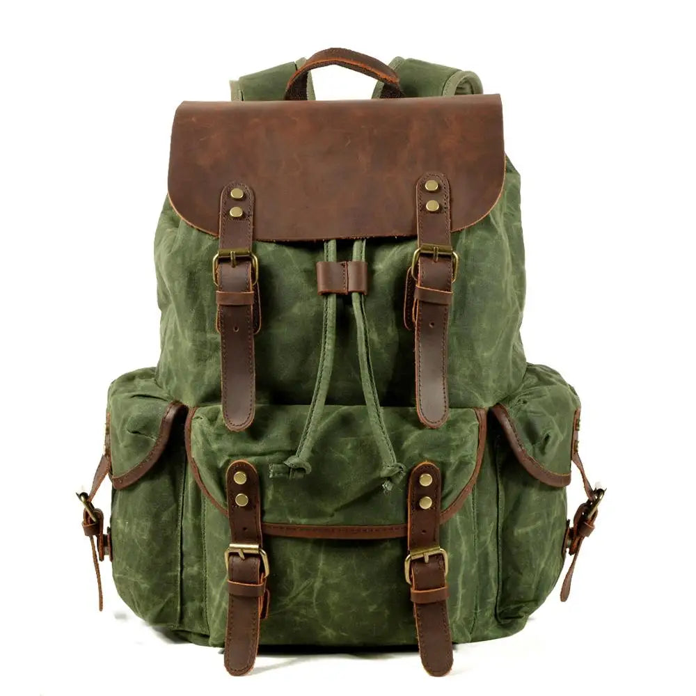 Ridgeway Canvas & Leather Backpack | Lersk