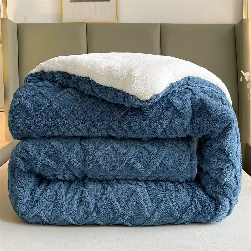 NylaWeave Lamb Cashmere Weighted Blanket Ultra Warm Winter | Lersk