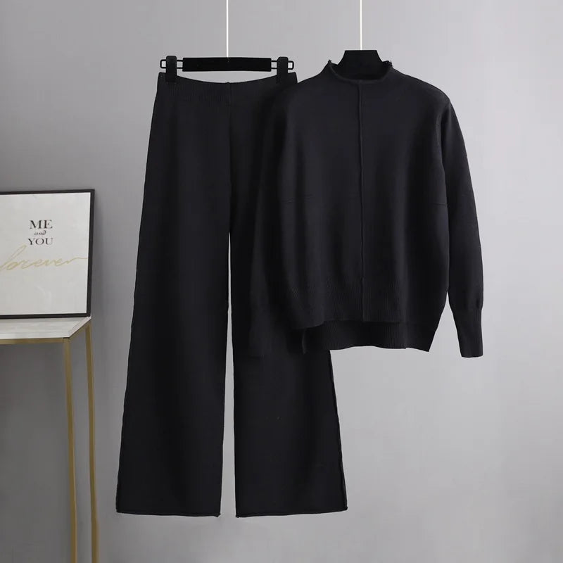 Autumn Knitwear Two-Piece Outfit | Lersk