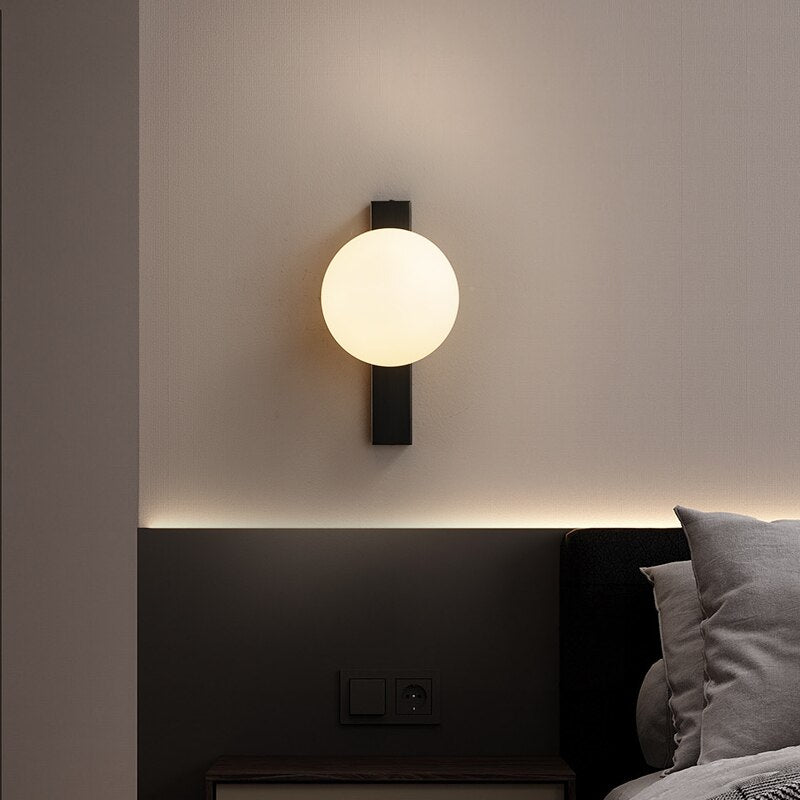 Applique da parete Aure Copper Circ LED per interni nordici | Lersk
