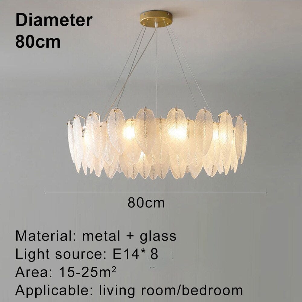 Żyrandol z piórami | Lersk