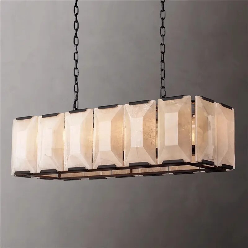 Stmívatelný LED lustr s žárovkami E14 Retro americký styl | Lersk