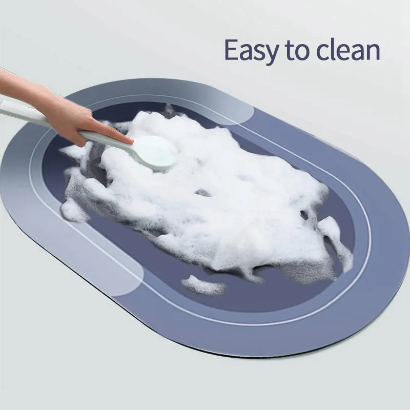 DryGuard Non Slip Bath Mat With Quick Dry And High Absorbency For Dry Floors | Lersk
