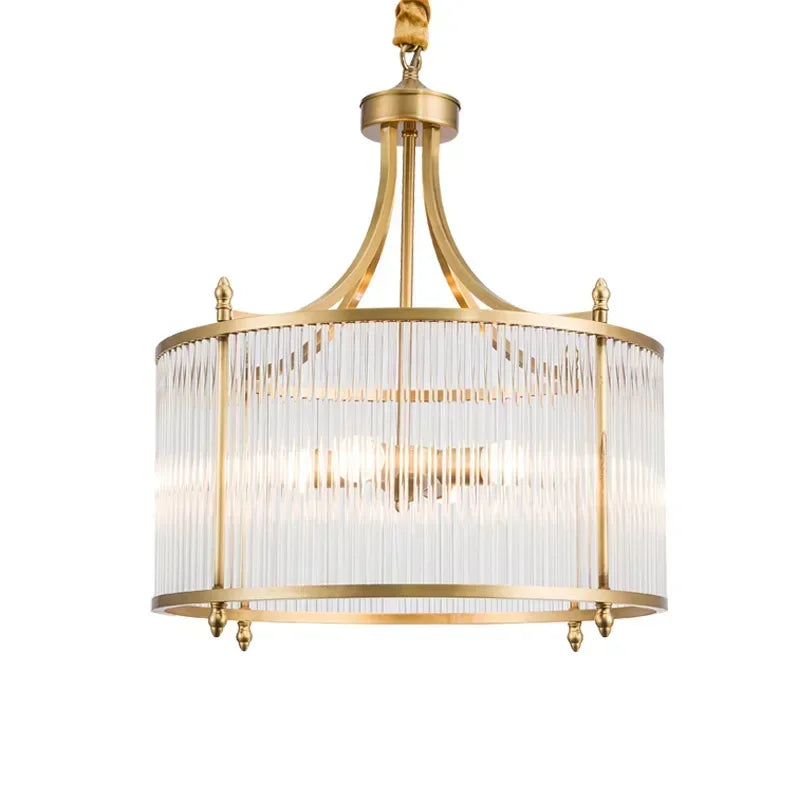 Elowen Gold Glass Chandelier | Lersk