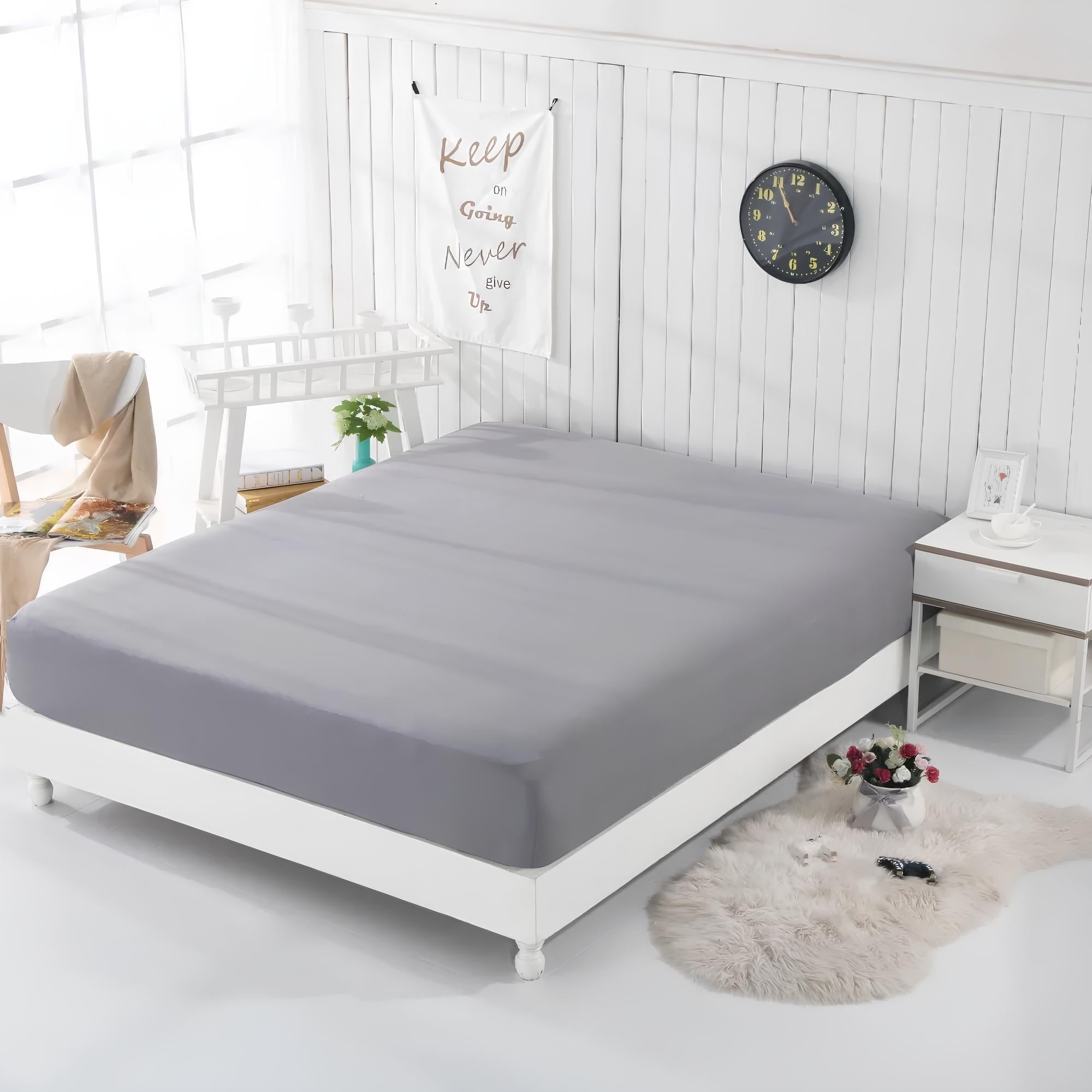 SolaGround Silver Grounding Fitted Sheet with Earth Cable | Lersk