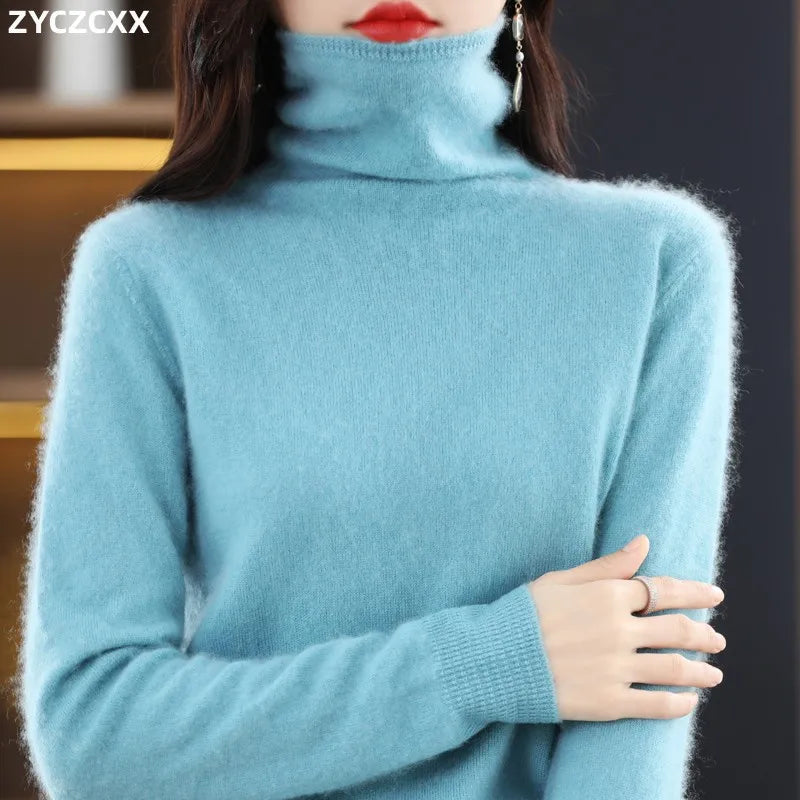 100% wool - Orenda Cozy Premium Merino Wool Women's Pullover Sweater | Lersk